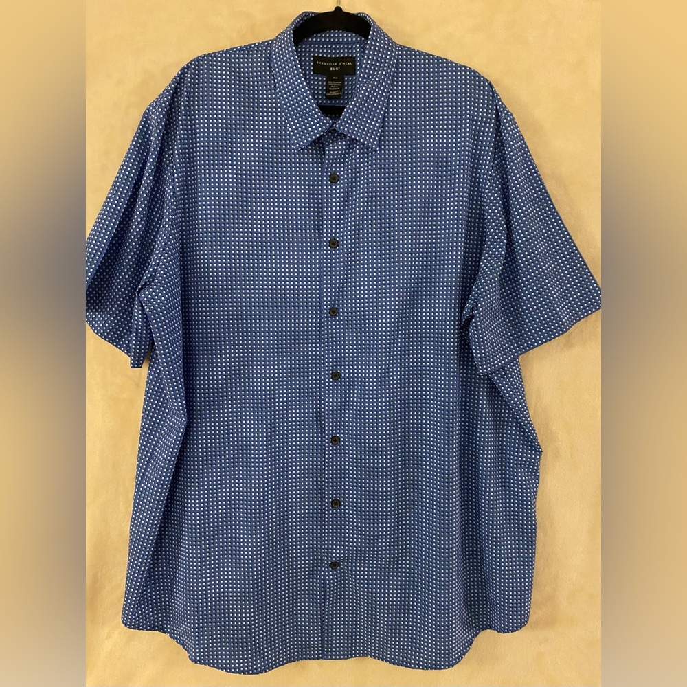 Shaquille O’Neal Men’s 2XL Short Sleeve Button Up Shirt